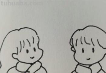 简笔画的亲亲怎么画 如何画接吻中的人物？