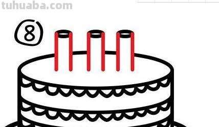 蛋糕的简笔画怎么画 蛋糕画画教程？