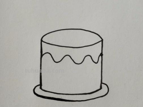 蛋糕的简笔画怎么画 蛋糕画画教程？