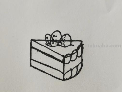 蛋糕的简笔画怎么画 蛋糕画画教程？