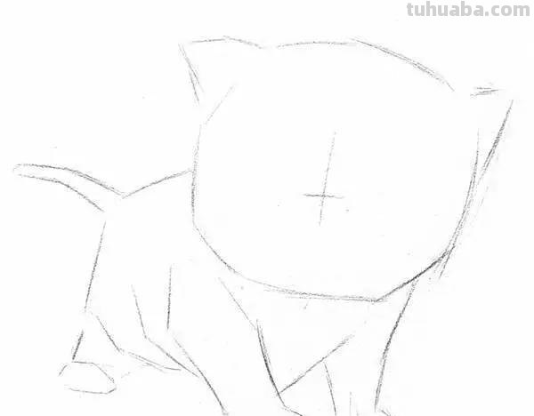 小猫彩铅素描怎么画 小馋猫简单铅笔画？