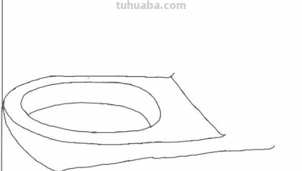 马桶的简笔画怎么画 儿童简单马桶剪纸？