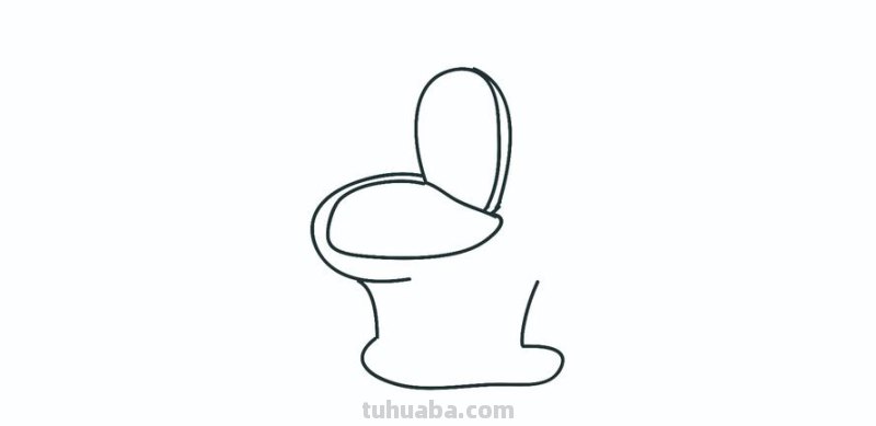 马桶的简笔画怎么画 儿童简单马桶剪纸？