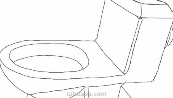 马桶的简笔画怎么画 儿童简单马桶剪纸？