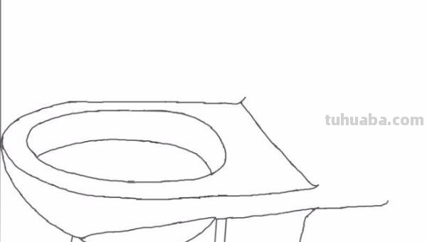 马桶的简笔画怎么画 儿童简单马桶剪纸？