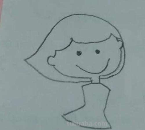 怎么画女生卡通彩铅 卡通人物女孩彩色简笔画怎么画？