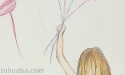 怎么画女生卡通彩铅 卡通人物女孩彩色简笔画怎么画？