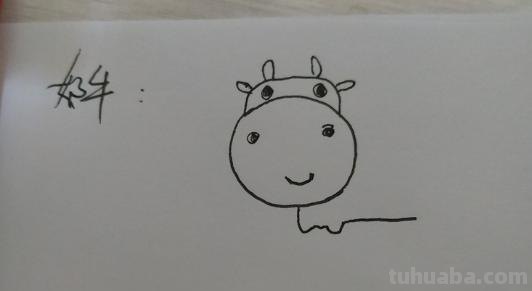 彩铅老牛图片怎么画 一招学会画牛？