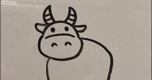彩铅老牛图片怎么画 一招学会画牛？