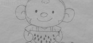 怎么画小猴子简笔画 简笔画小猴子的画法？