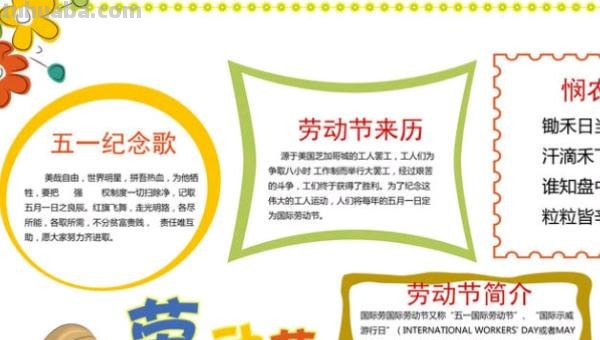 五一手抄报写什么 五一手抄报内容写什么？