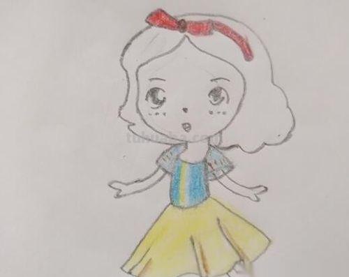 灰姑娘怎么画简笔画 白雪公主简笔画怎么画？