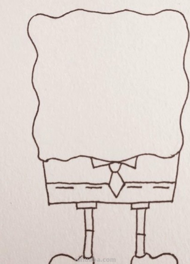 海绵宝宝怎么画简笔画 海绵宝宝简笔卡通画？