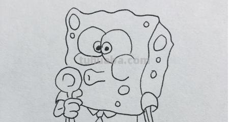 海绵宝宝怎么画简笔画 海绵宝宝简笔卡通画？