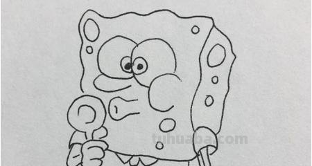 海绵宝宝怎么画简笔画 海绵宝宝简笔卡通画？