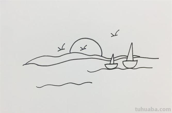 大海的简笔画怎么画 怎样画海？