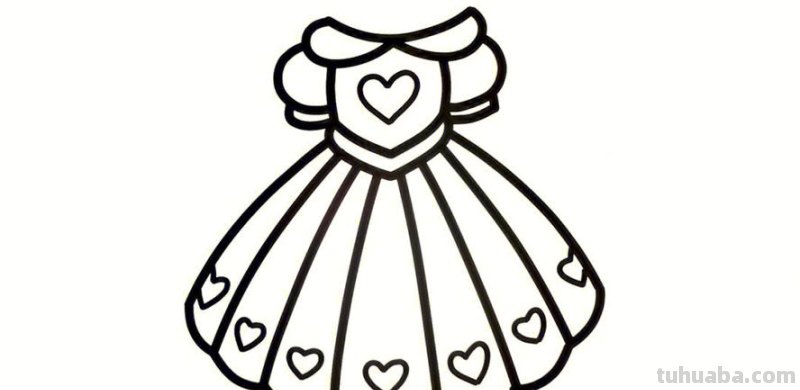 公主裙子怎么画简笔画 如何画裙子？