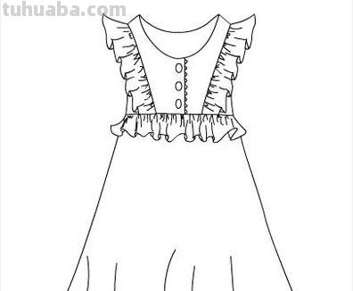 公主裙子怎么画简笔画 如何画裙子？