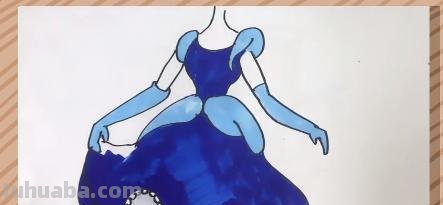 公主裙子怎么画简笔画 如何画裙子？