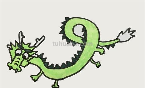 青龙怎么画图片简笔画 如何画龙简单好看简笔画？