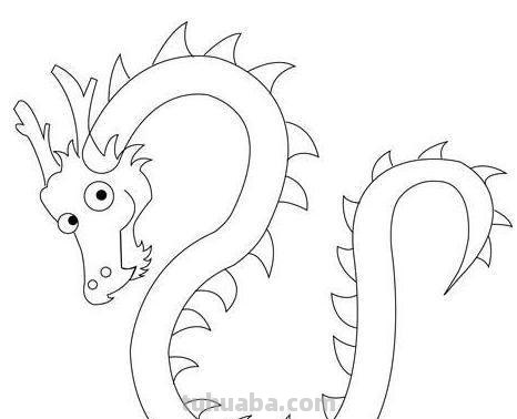 青龙怎么画图片简笔画 如何画龙简单好看简笔画？