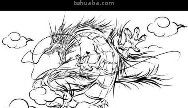 青龙怎么画图片简笔画 如何画龙简单好看简笔画？