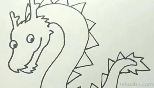 青龙怎么画图片简笔画 如何画龙简单好看简笔画？