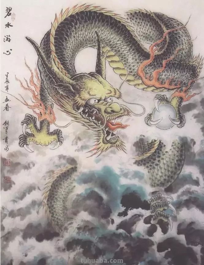 青龙怎么画图片简笔画 如何画龙简单好看简笔画？