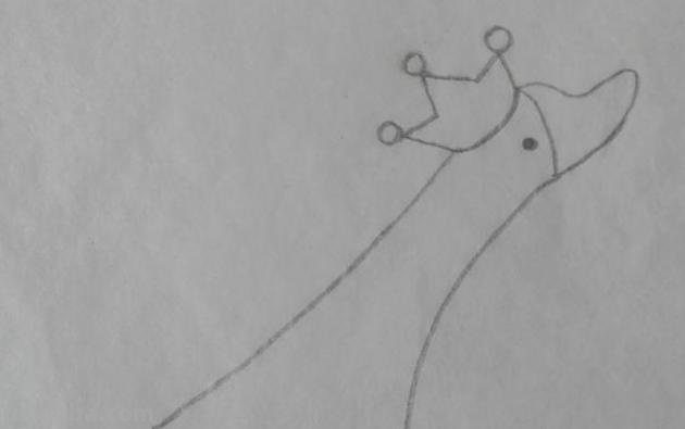 白鹅怎么画简笔画步骤 咏鹅画画？