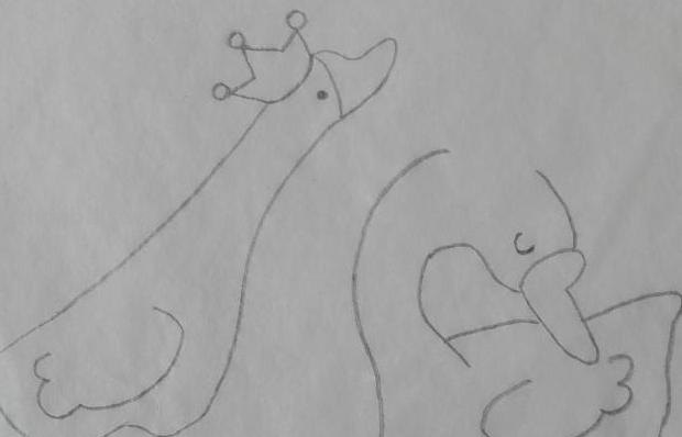 白鹅怎么画简笔画步骤 咏鹅画画？