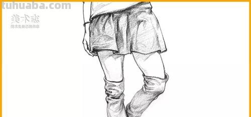 腿部速写画技巧 如何用铅笔画腿部？