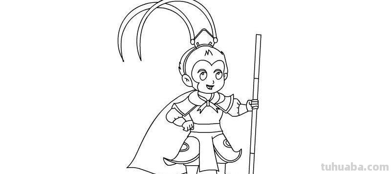 孙悟空简笔画怎么画 10秒学会画，齐天大圣？