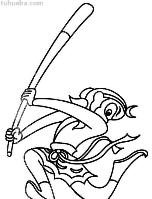 孙悟空简笔画怎么画 10秒学会画，齐天大圣？