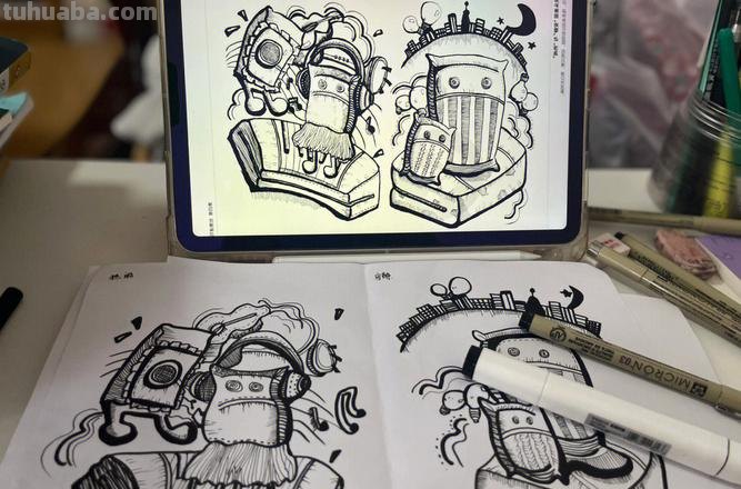 欢快的速写 怎么才能画好创意速写？