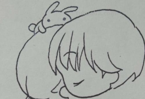 小朋友简笔画怎么画 简笔画-如何画看书的小朋友简笔画？