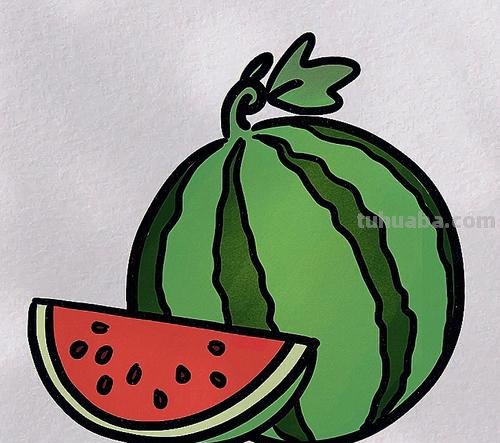 西瓜怎么画简笔画彩色 西瓜怎么画？