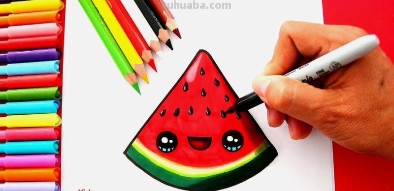 西瓜怎么画简笔画彩色 西瓜怎么画？