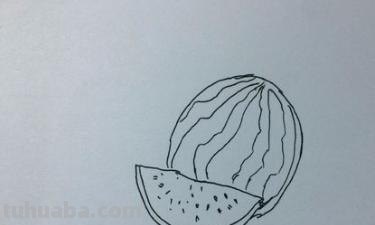 西瓜怎么画简笔画彩色 西瓜怎么画？