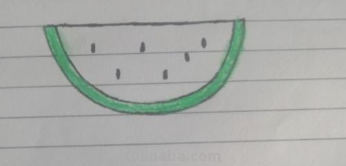 西瓜怎么画简笔画彩色 西瓜怎么画？