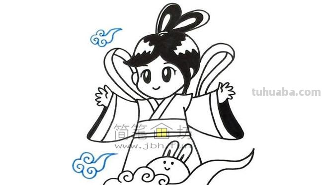 嫦娥的简笔画怎么画 嫦娥的简笔画怎么画？