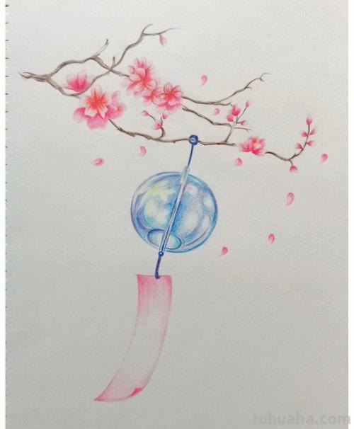 风铃怎么画用彩铅 玫瑰风铃怎么绘画？