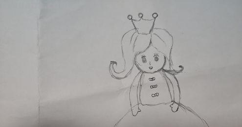 公主的简笔画怎么画 怎么画一个简笔画的小公主？