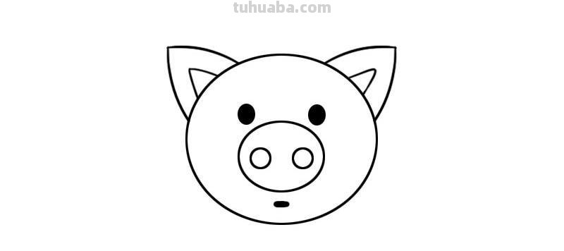 可爱猪头怎么画简笔画 画猪头简单笔画？