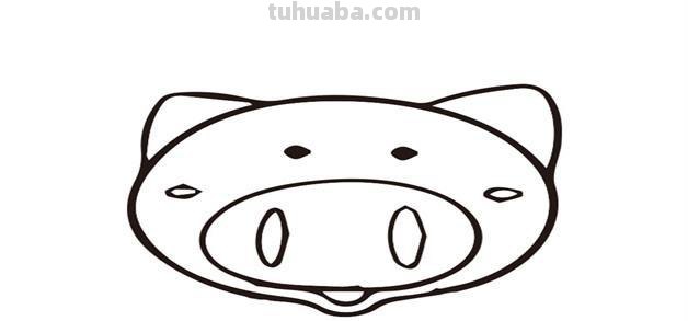 可爱猪头怎么画简笔画 画猪头简单笔画？