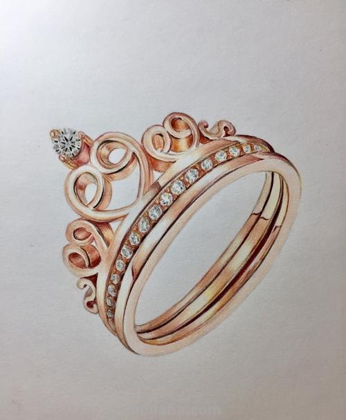 怎么用彩铅画鼎 漂亮的皇冠怎么画？