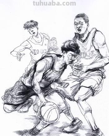 速写篮球人 速写人物的简单画法？