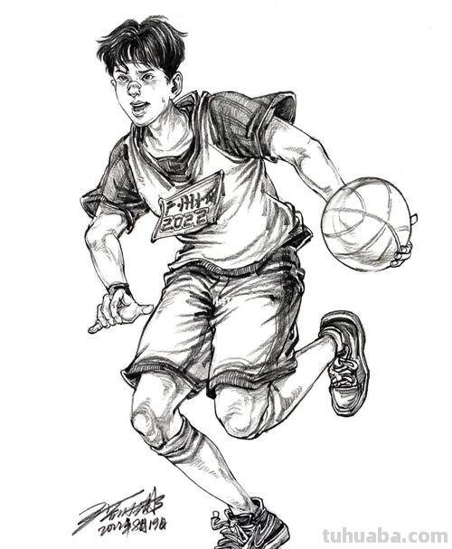 速写篮球人 速写人物的简单画法?
