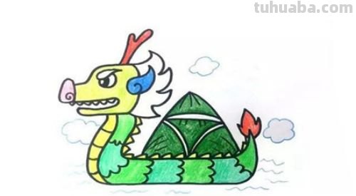 简笔画龙船怎么画 龙舟图片绘画? 简笔画龙船怎么画 龙舟图片绘画?