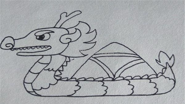 简笔画龙船怎么画 龙舟图片绘画? 简笔画龙船怎么画 龙舟图片绘画?