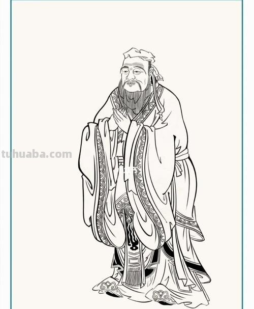 孔子怎么画儿童简笔画 古人孔子人物简笔画该怎么画?